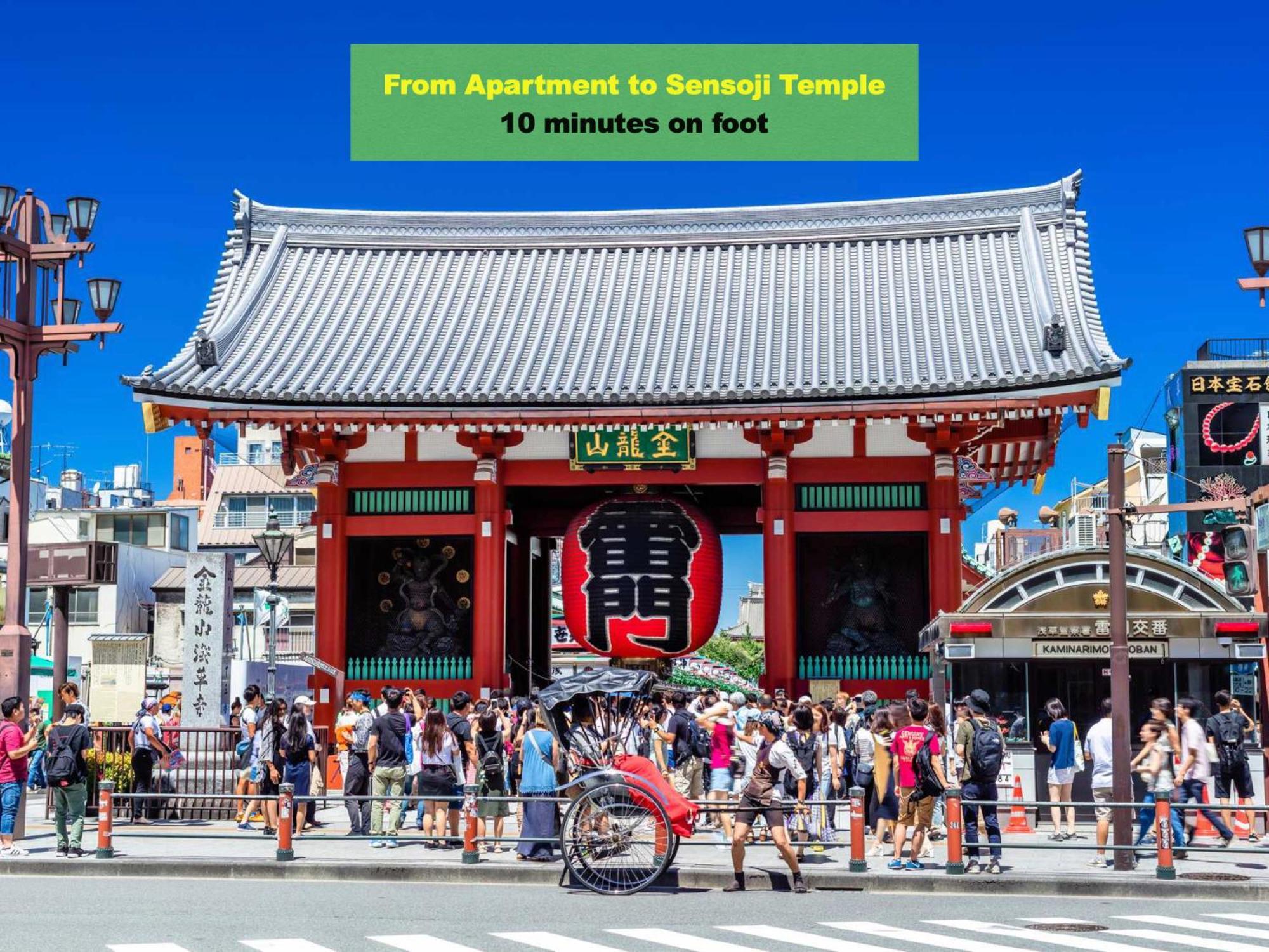 桜の川7 Asakusa 901 Kuramae Train 3Mins Free Wifi Eight People Quiet,Cook,Perfect Facilities Tóquio Exterior foto